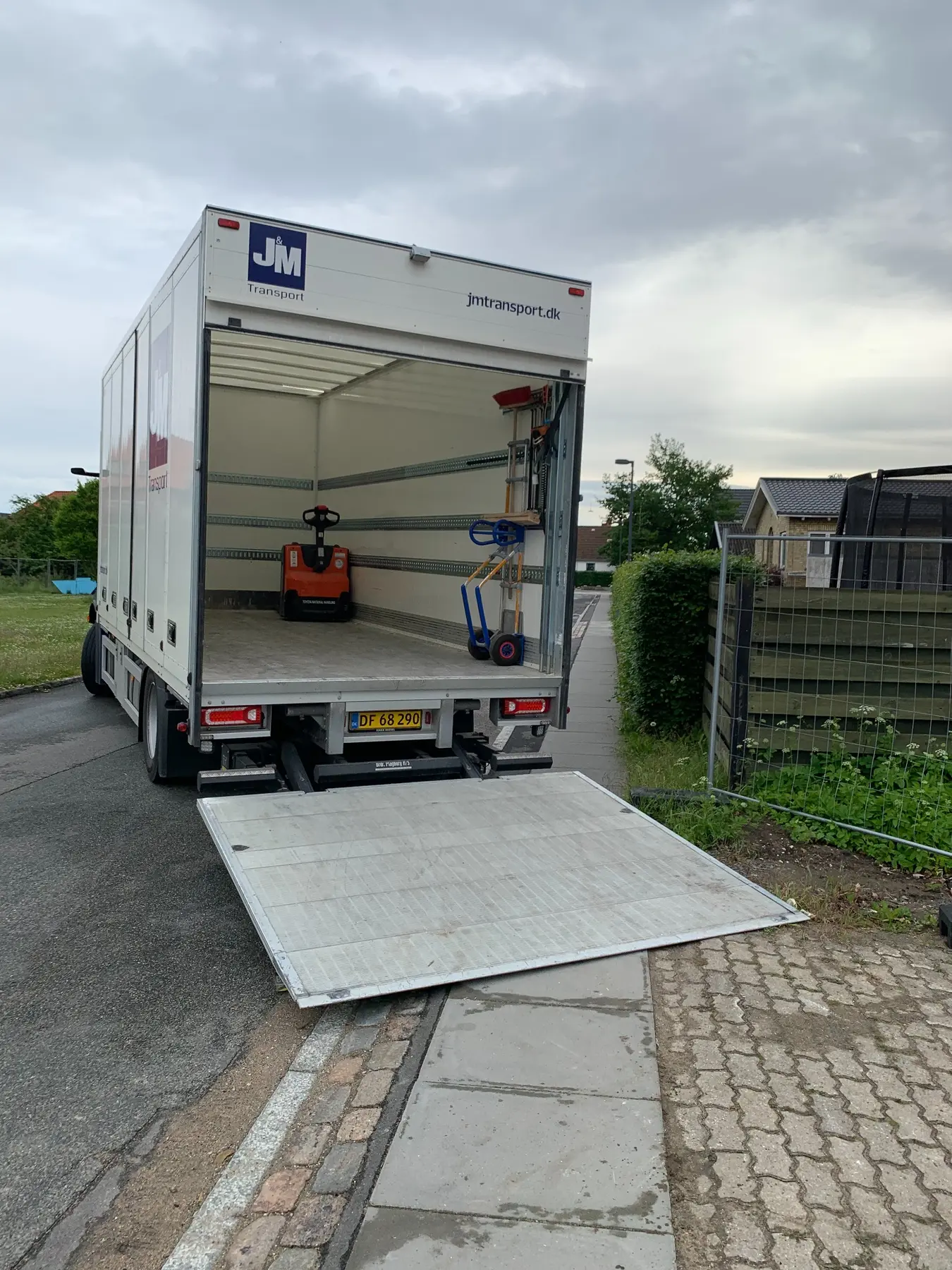 Liftlevering helt frem